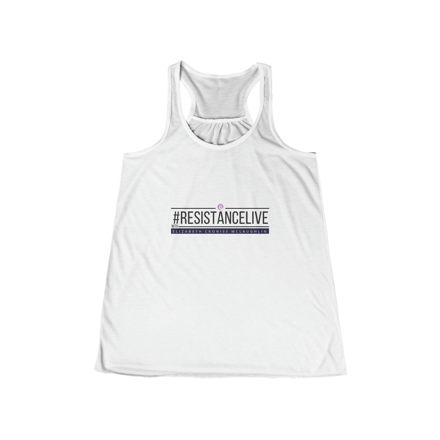 ResistanceLive Women's Flowy Racerback Tank