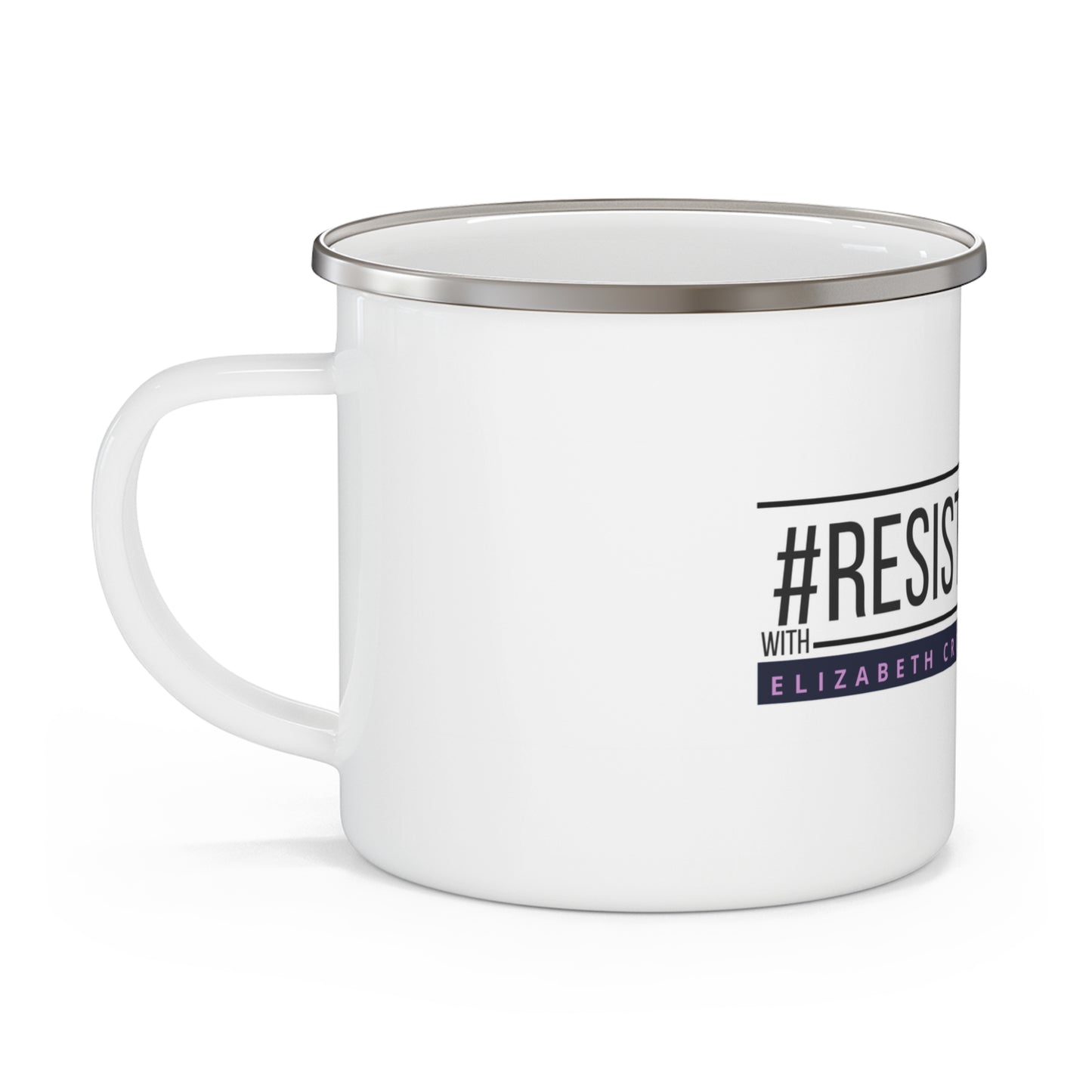 ResistanceLive Enamel Camping Mug