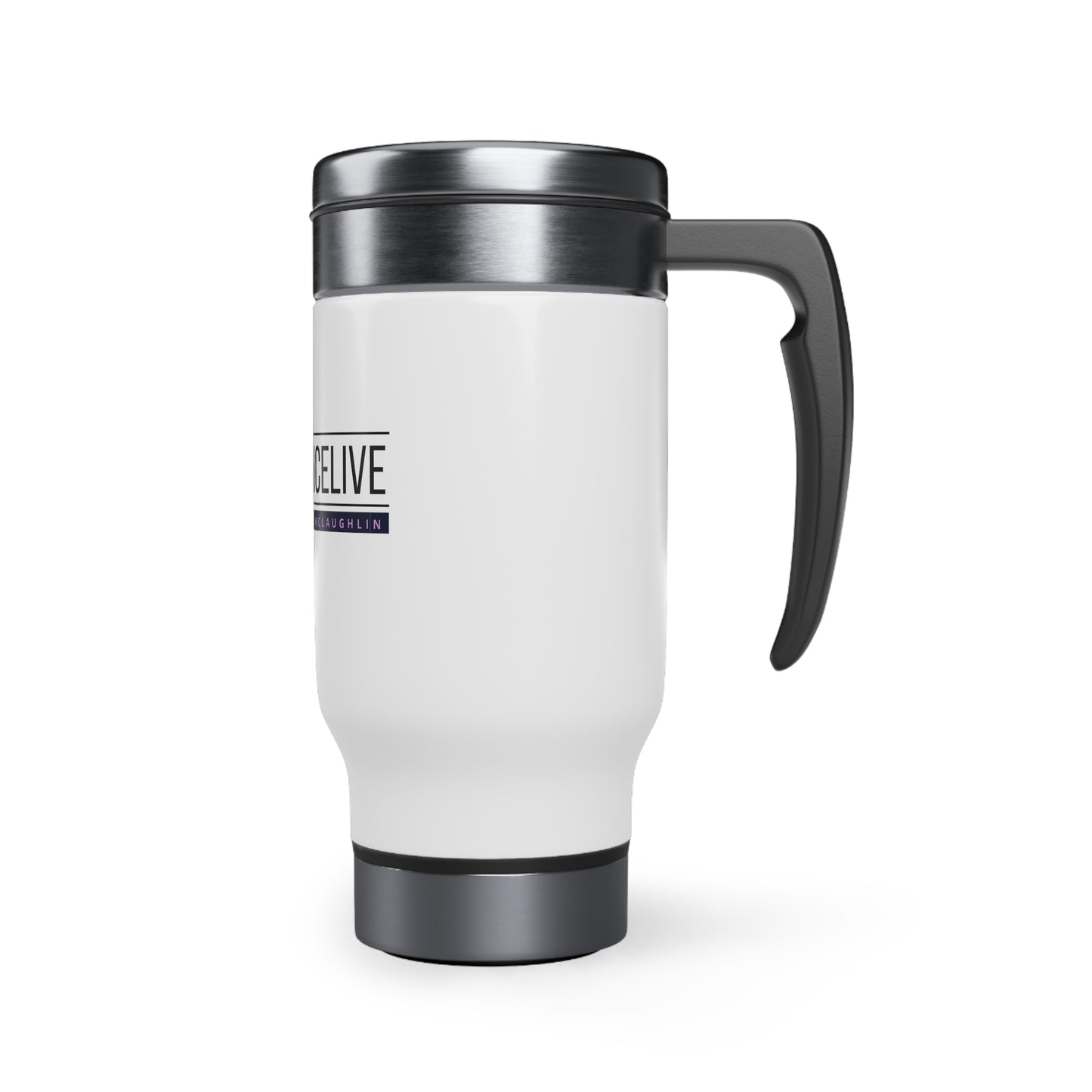 ResistanceLive Stainless Steel Travel Mug with Handle, 14oz